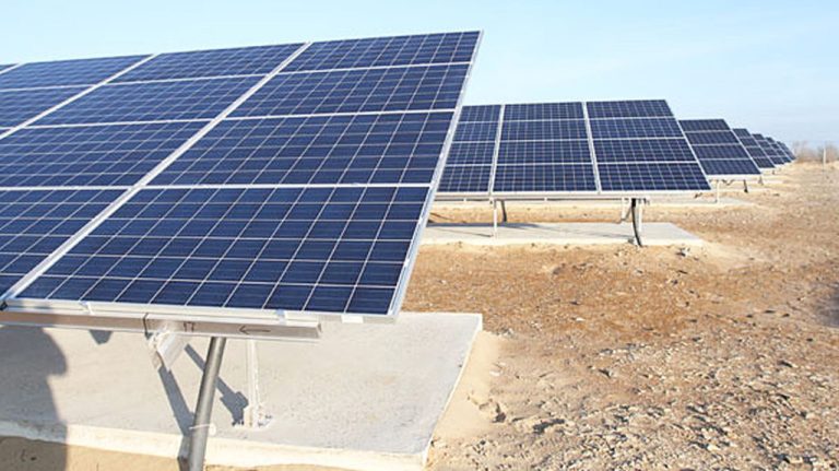 первая солнечная электростанция в Дагестане.