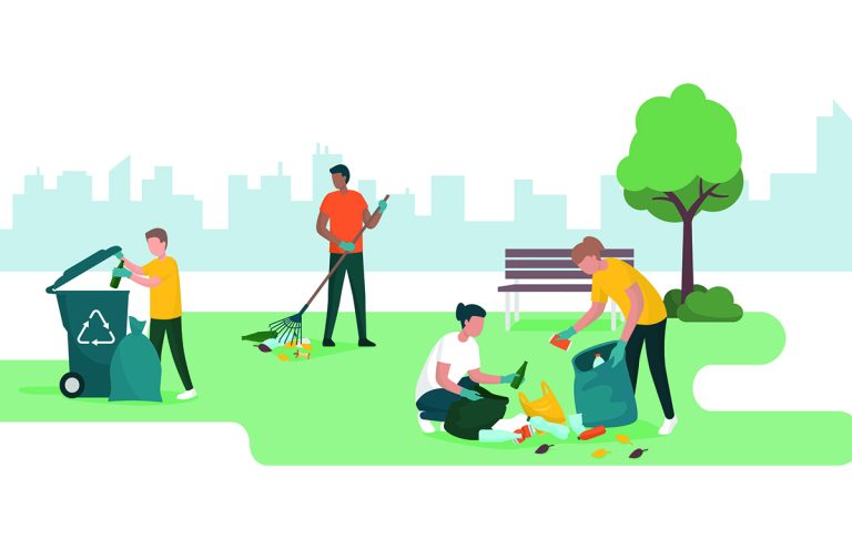 Коллектив администрации Главы и Правительства принял участие в общереспубликанском субботнике