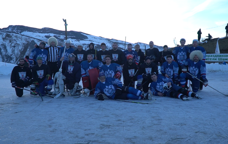 Хоккейный матч «Zа Победу» состоялся в Шамильском районе