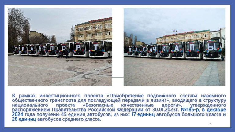 Итоги транспортной деятельности Минтранса РД за 2024 год