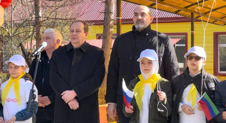 В детском оздоровительном лагере «Орлёнок» состоялось торжественное открытие столовой после капитального ремонта